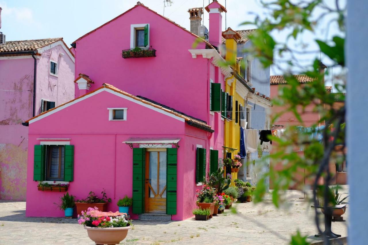 Night Galleria Holiday Home - Bed & Art In Burano - The Pink House Eksteriør billede